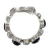 Jet Opal Silver Southwestern Ring Size 5-1/2 YX77055